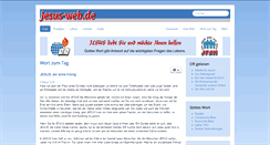 Desktop Screenshot of jesus-web.de