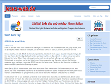 Tablet Screenshot of jesus-web.de